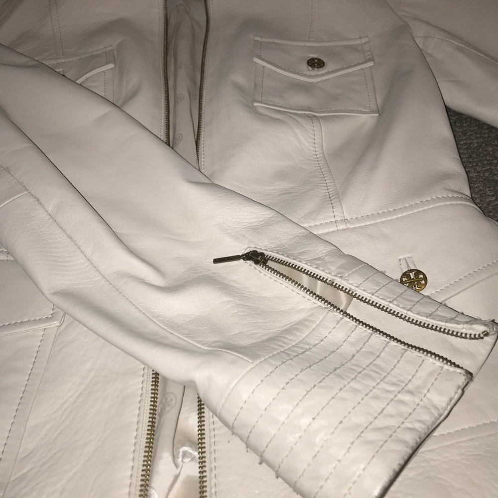 Tory Burch Leather Biker Jacket - Picture 6 of 16